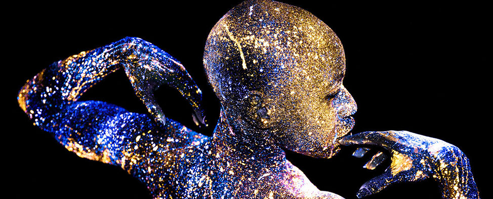 Detail from “Emem” by Advancing Black Arts in Pittsburgh grantee Mikael Owunna, from his “Infinite Essence” series.