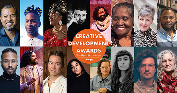 Collage of Creative Development Awards 2022 awardees