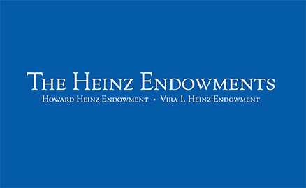 The Heinz Endowments logo with blue background