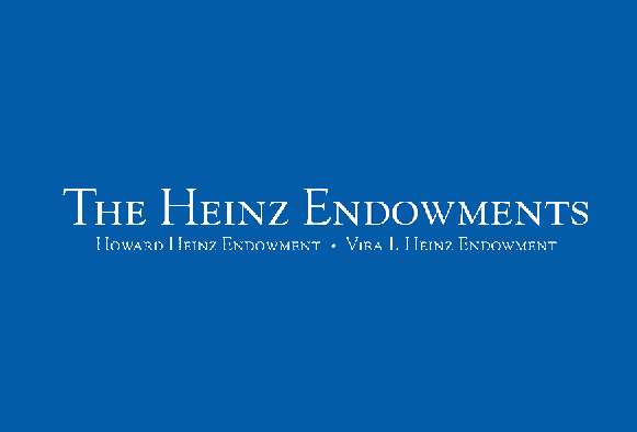 The Heinz Endowments logo with blue background